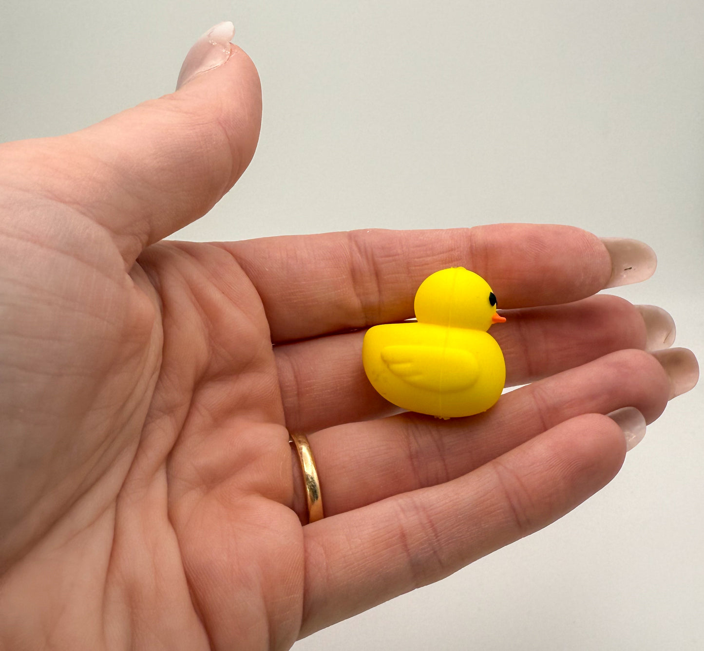 Rubber Ducky & White Bath Tub Silicone DIY Pen Focal Beads