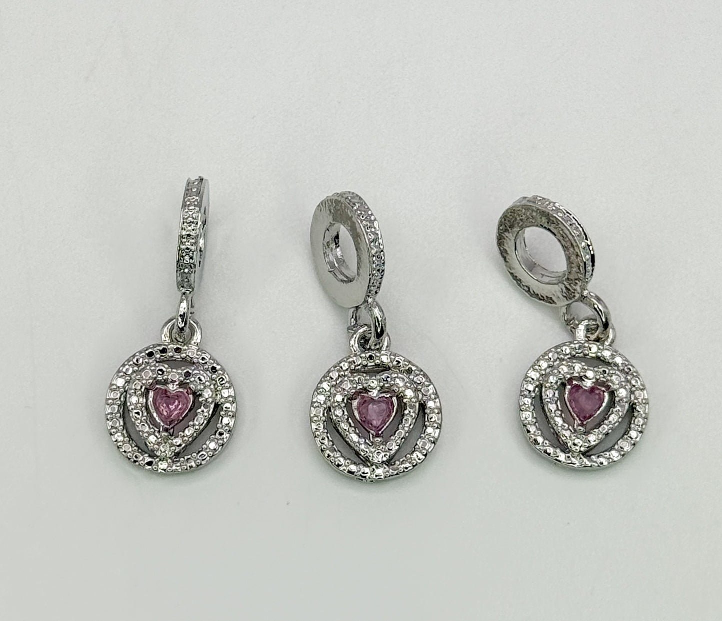 Silver Charm Bracelet DIY Charms-Coffee, Heart & Wings