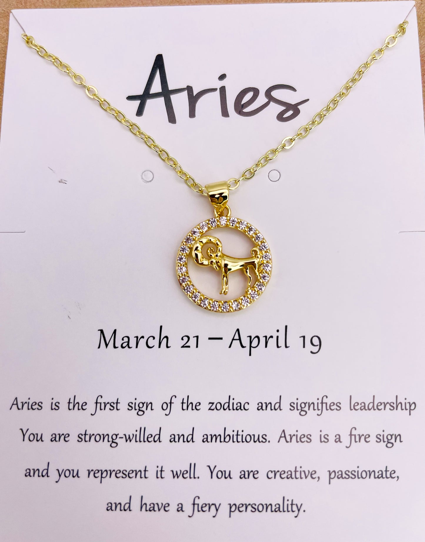 Zodiac Sign Bling Necklaces- S925 Sterling Silver or 14k Gold Overlay