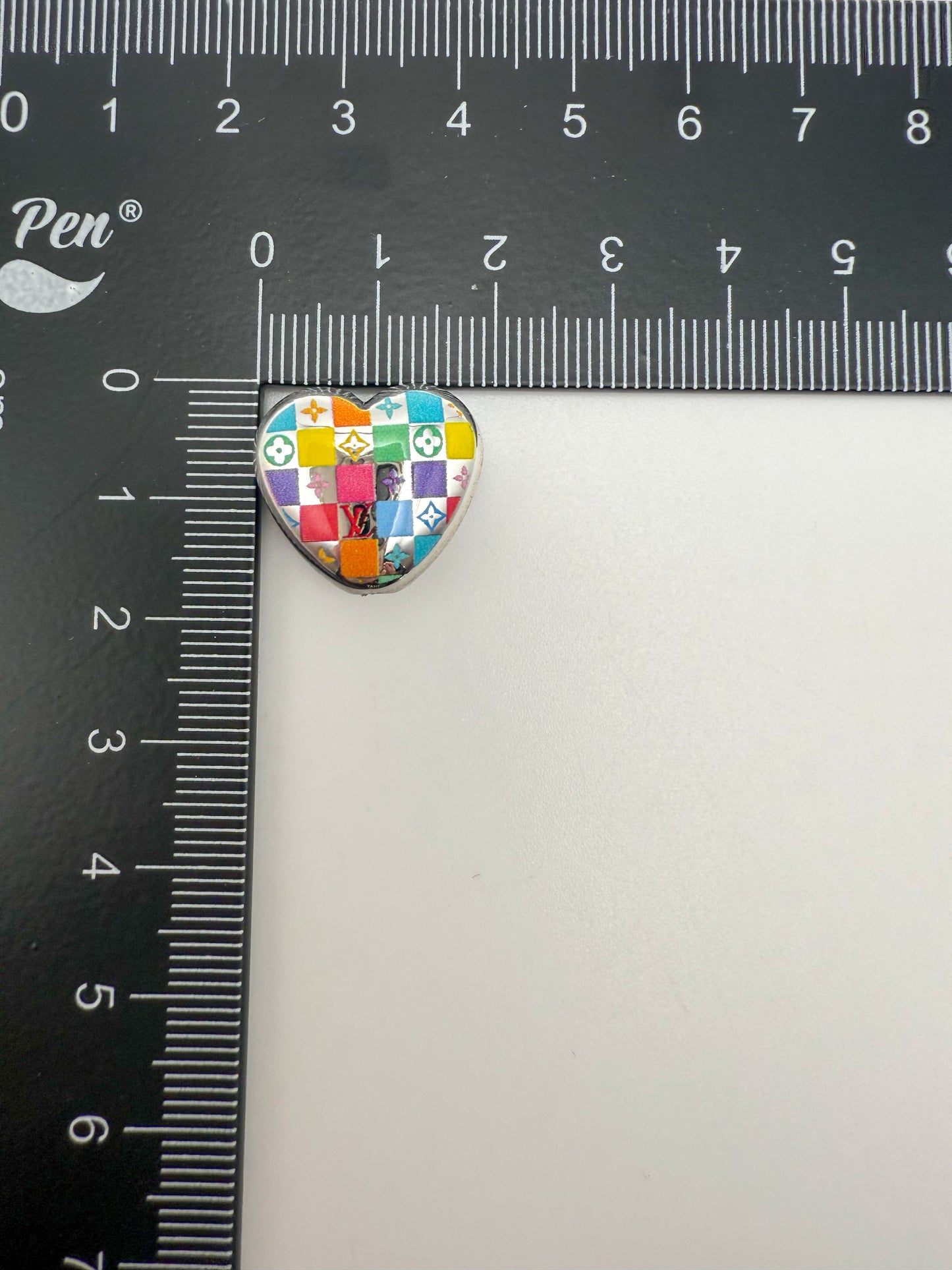 Designer Heart Shaped Acrylic DIY Beads
