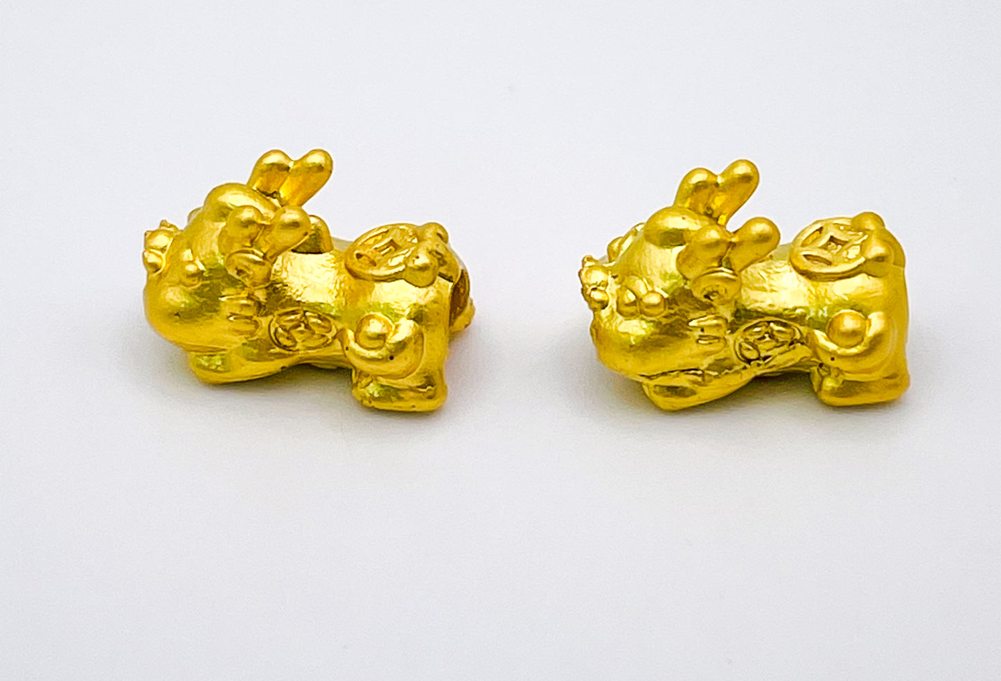 Silver or Gold Pichu Charm Bead