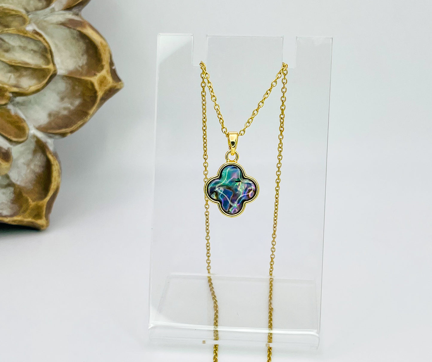 LV Clover Gold or Silver Stainless Steel Necklace