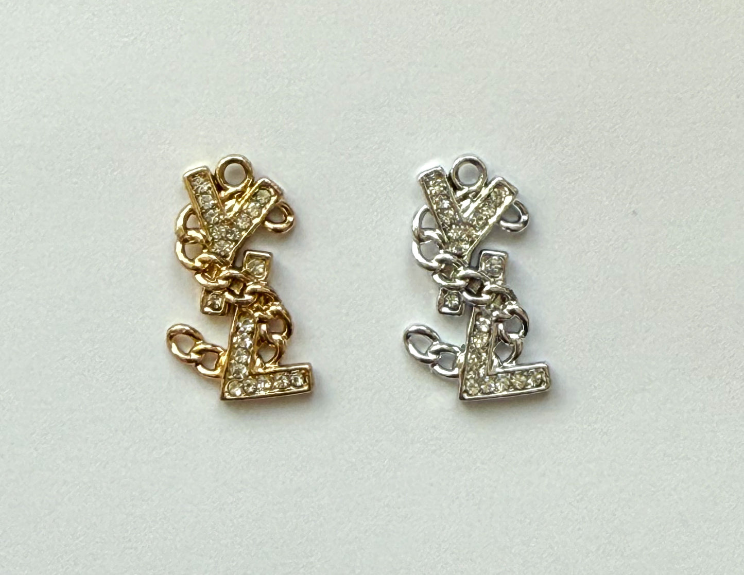 YSL Designer Gold or Silver DIY Charms