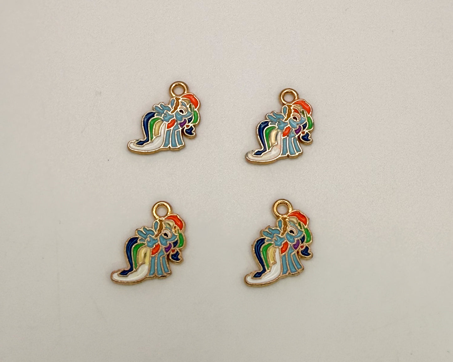 My Little Pony DIY Gold Metal Charms