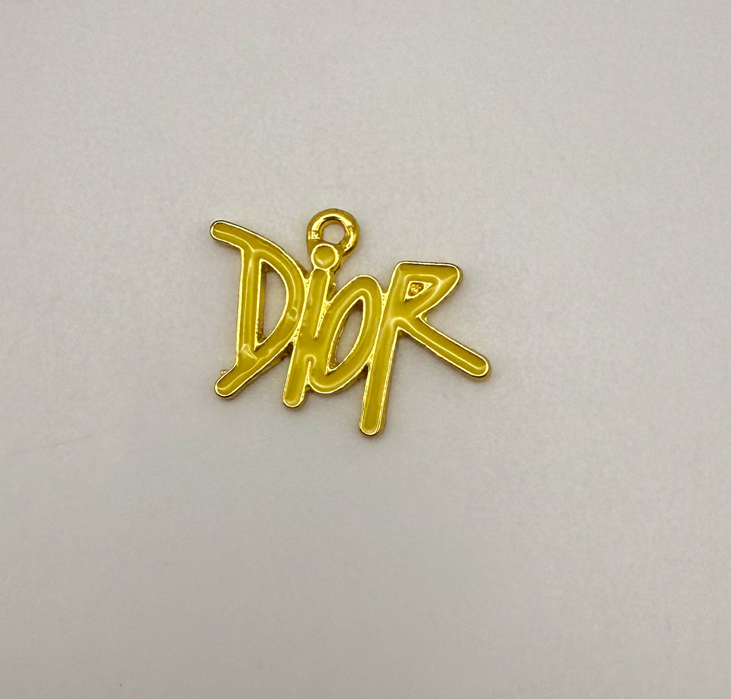 Colorful Enameled Dior Designer Metal Charms