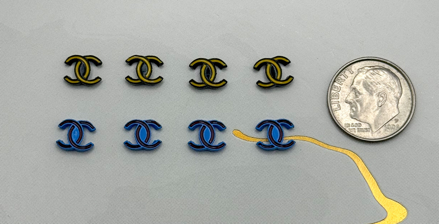 CC Colorful Mini DIY Metal Nail Charms
