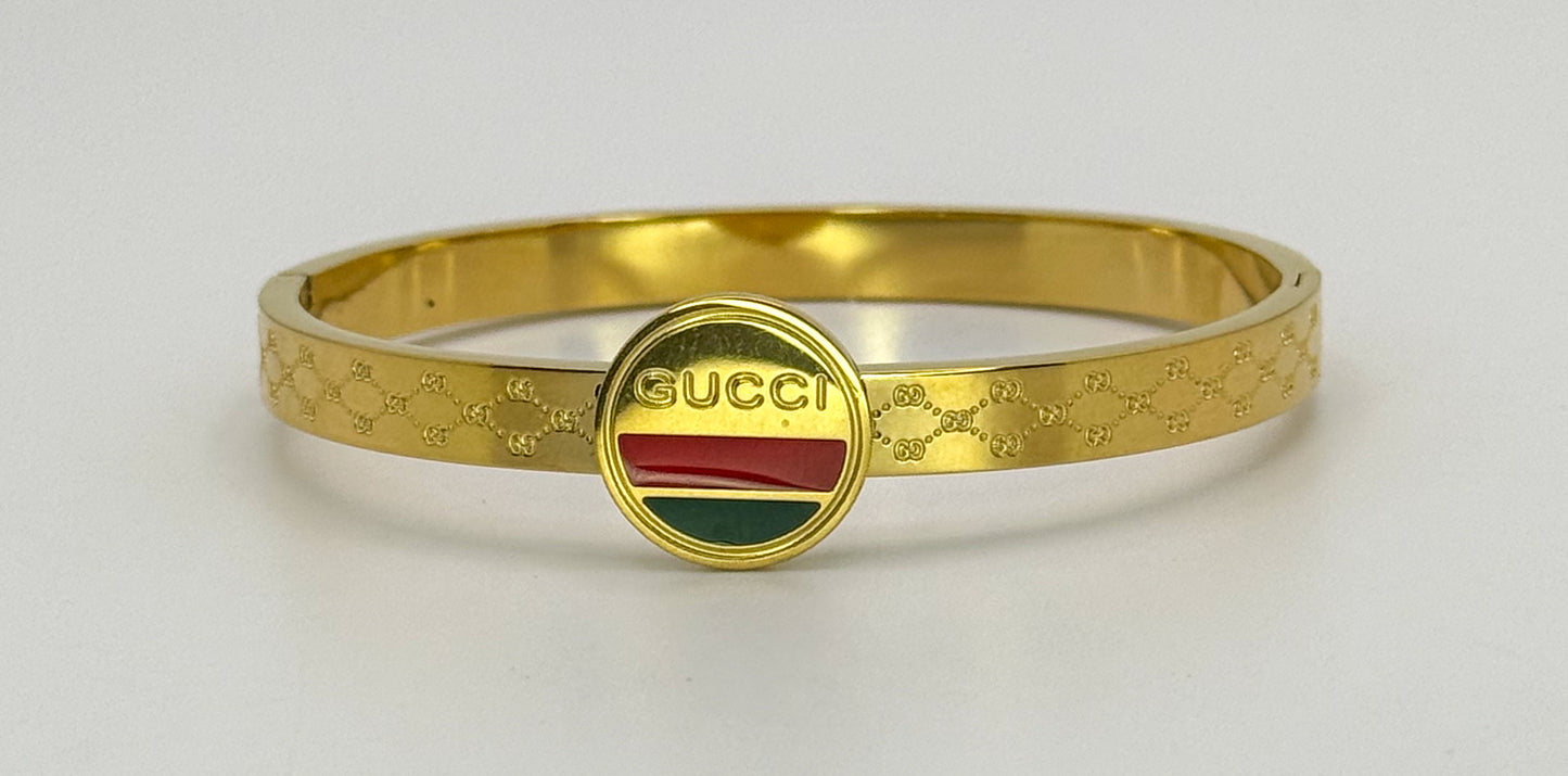 Gucci Designer Stainless Steel Bangle Bracelets