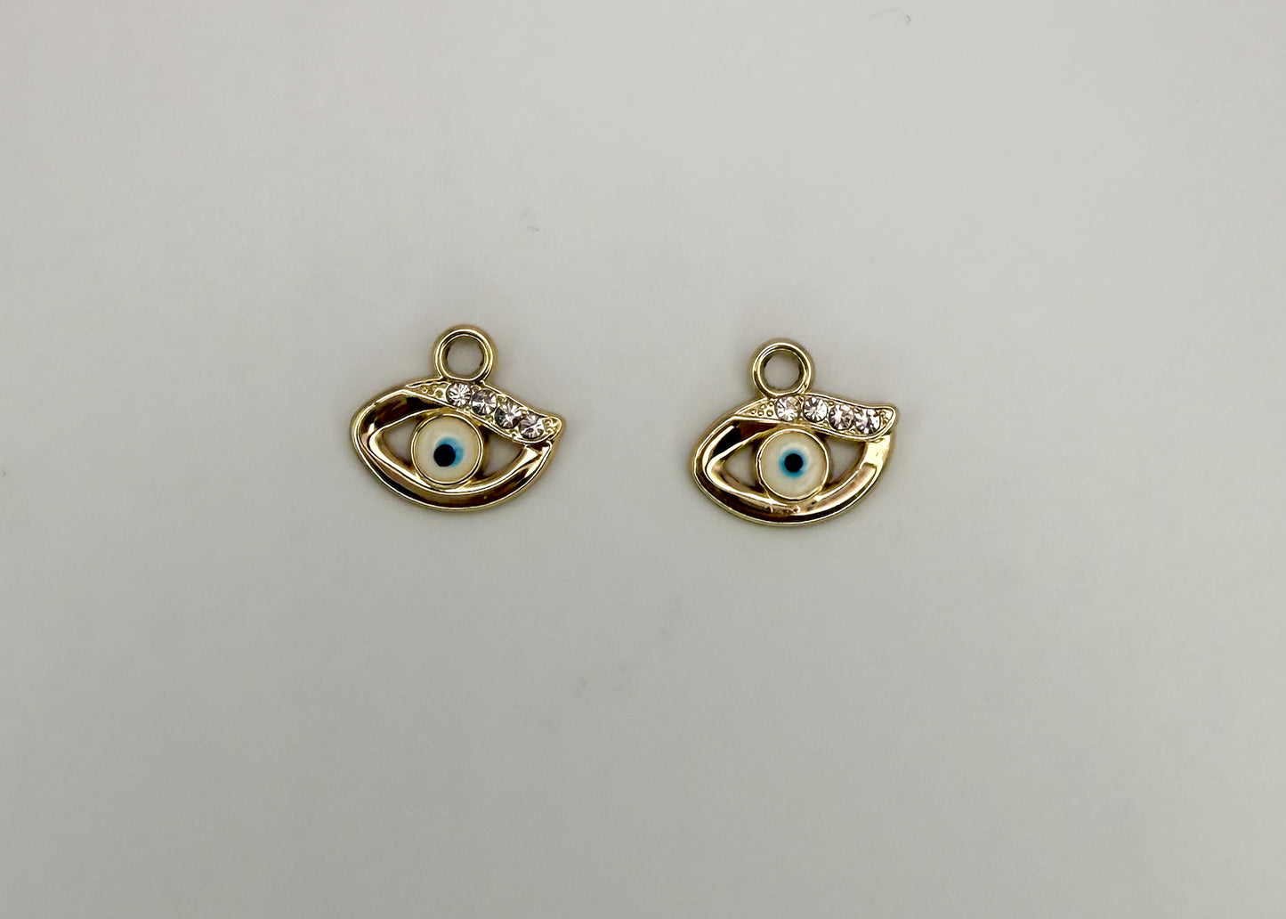 Gold Evil Eye DIY Charm