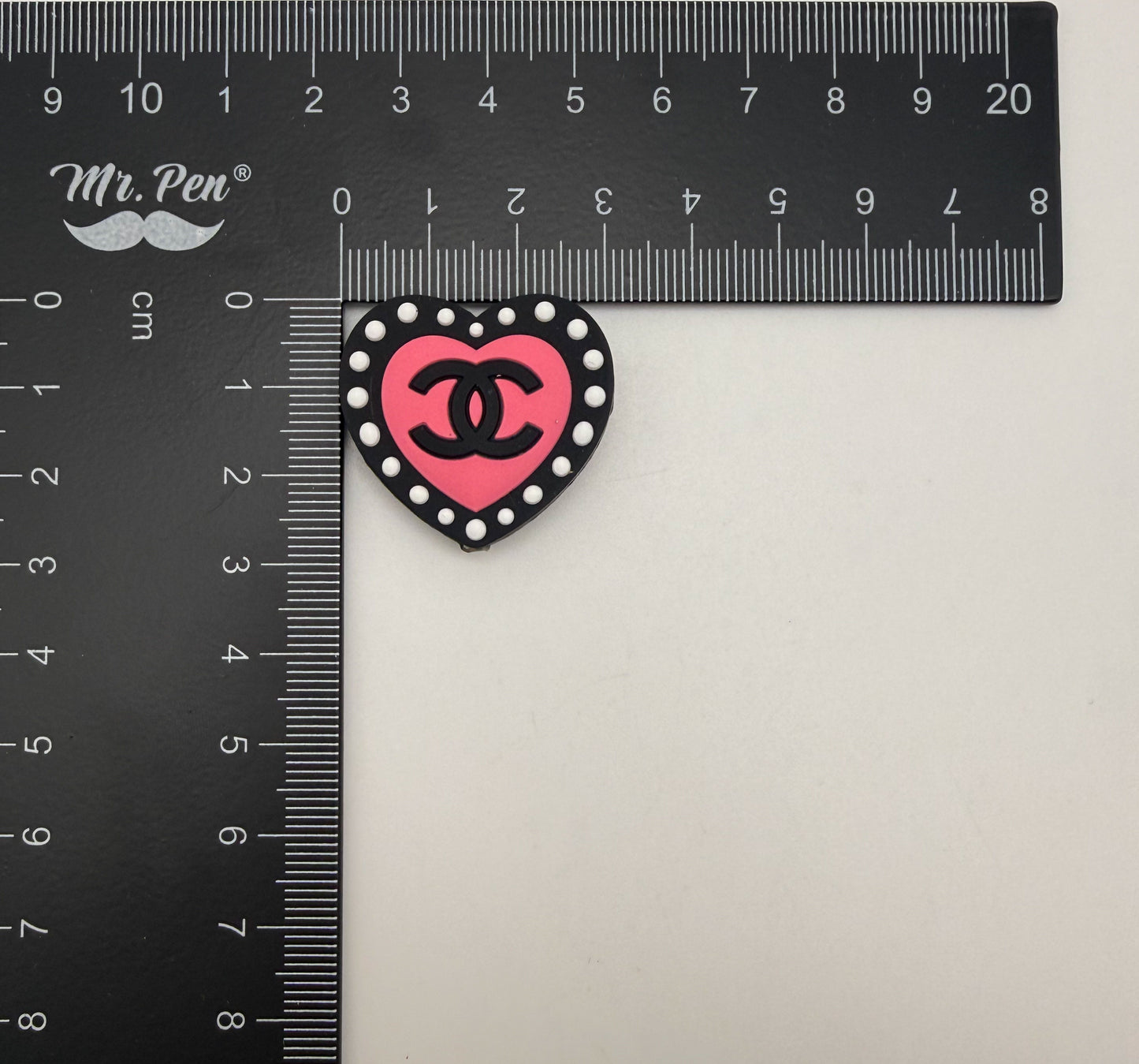 CC Heart Silicone DIY Pen Focal Beads