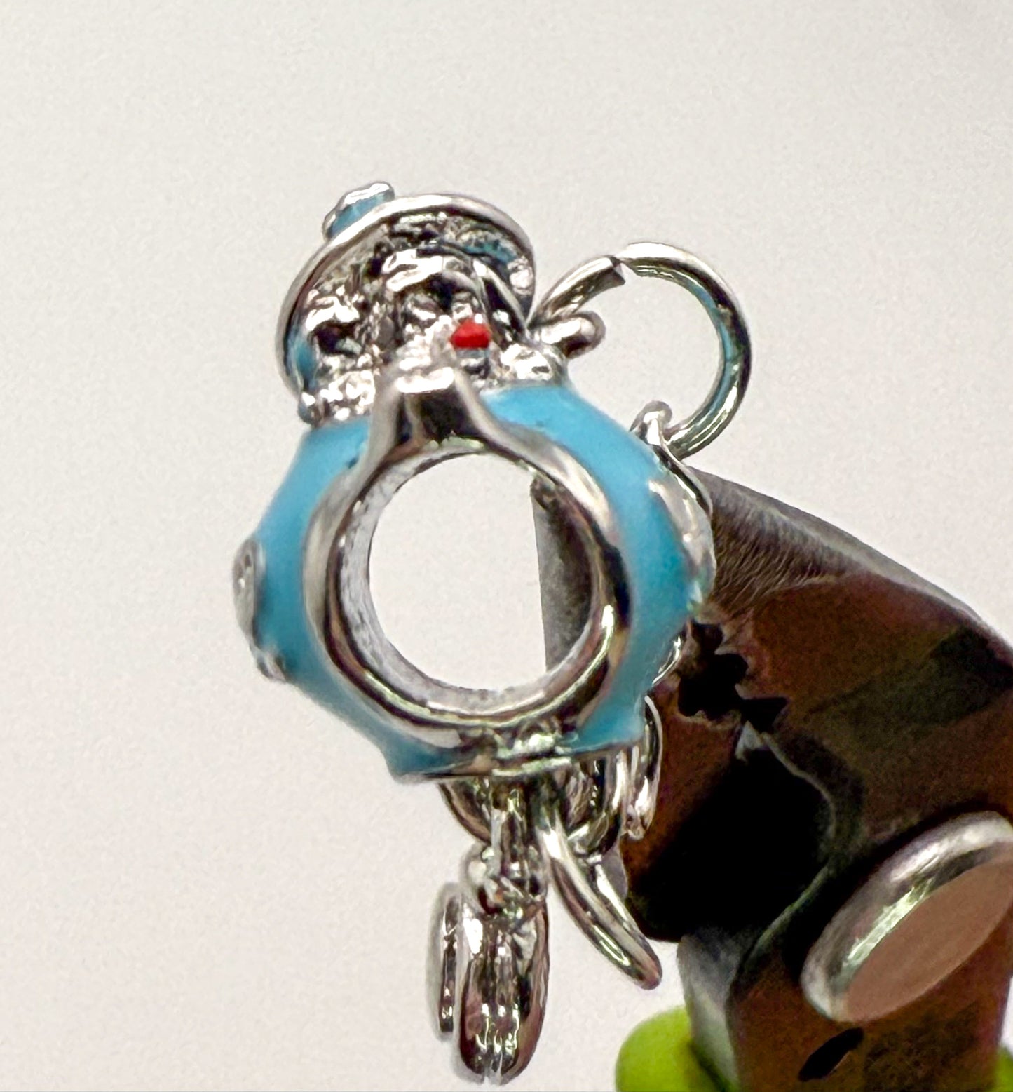 Teapot with Mouse inside DIY Spacer Charm for Charm Bracelets