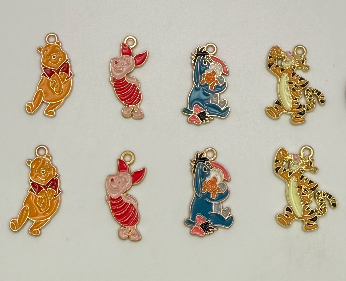 Winnie the Pooh Gold DIY Charm Set