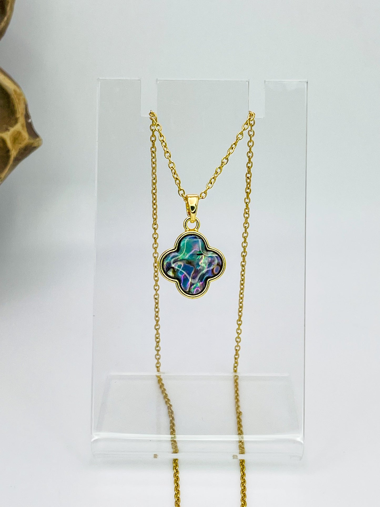 LV Clover Gold or Silver Stainless Steel Necklace