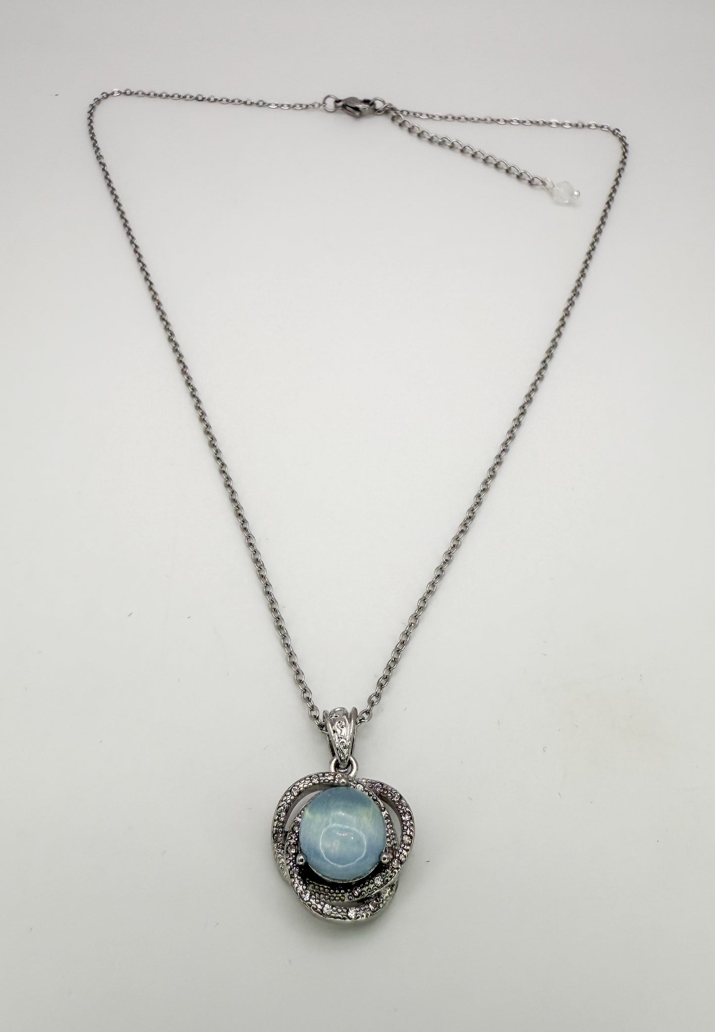 Natural Aquamarine Gemstone Pendant Necklace