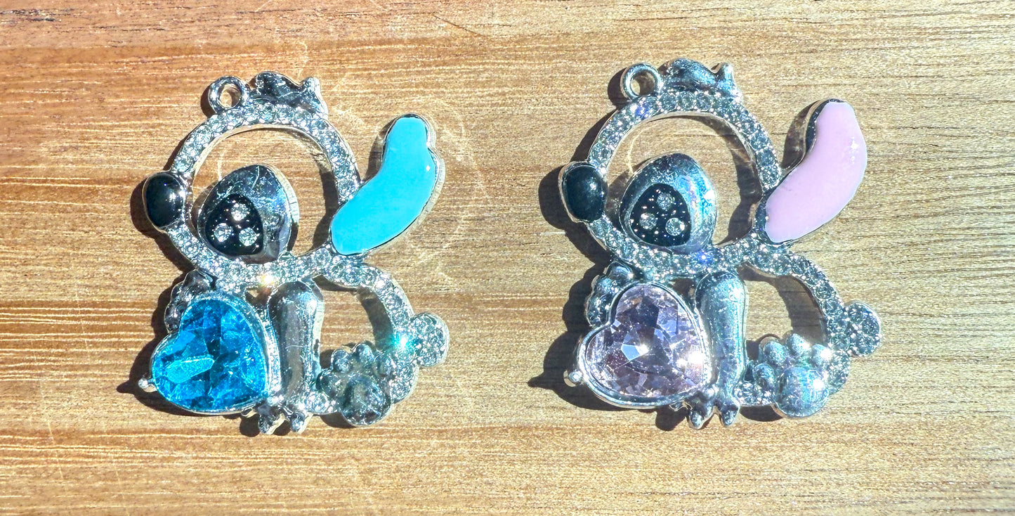 Big Stitch Pink or Blue DIY Charms