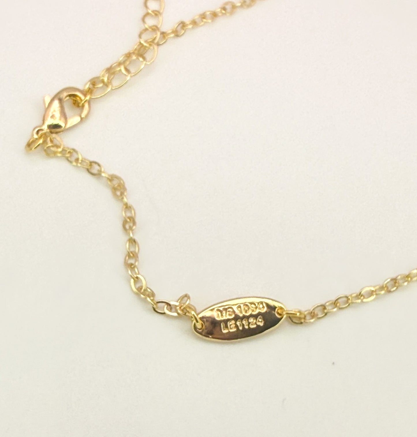 High Quality LV Designer Bling Gold Adjustable Necklace