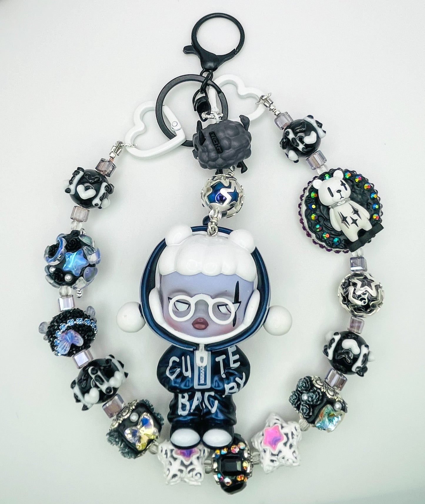 Pop Mart’s Skull Panda City of Night Secret Keychain Bag Charm