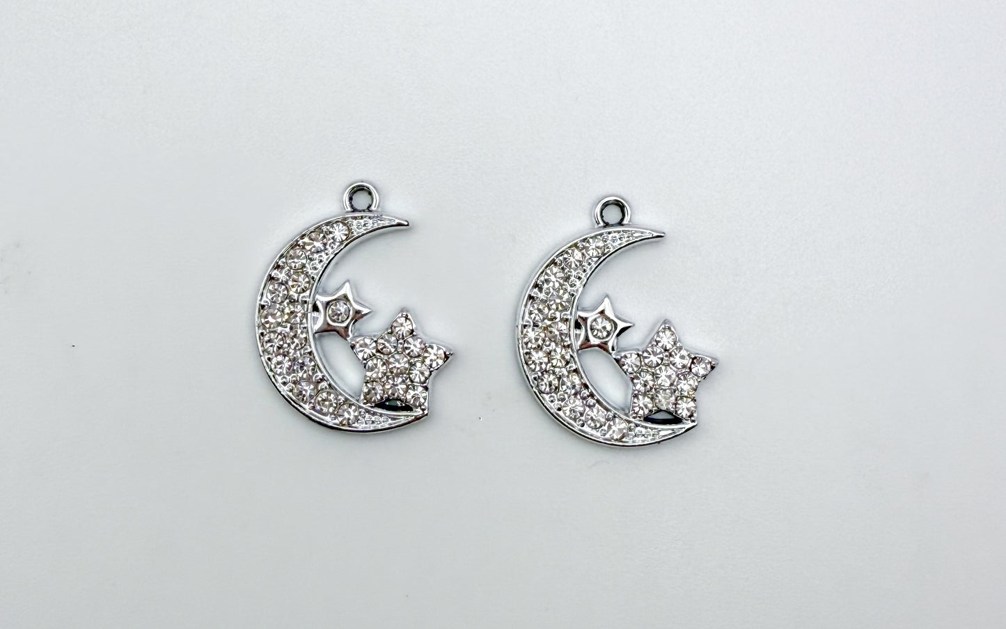 Moon & Star Bling DIY Charms