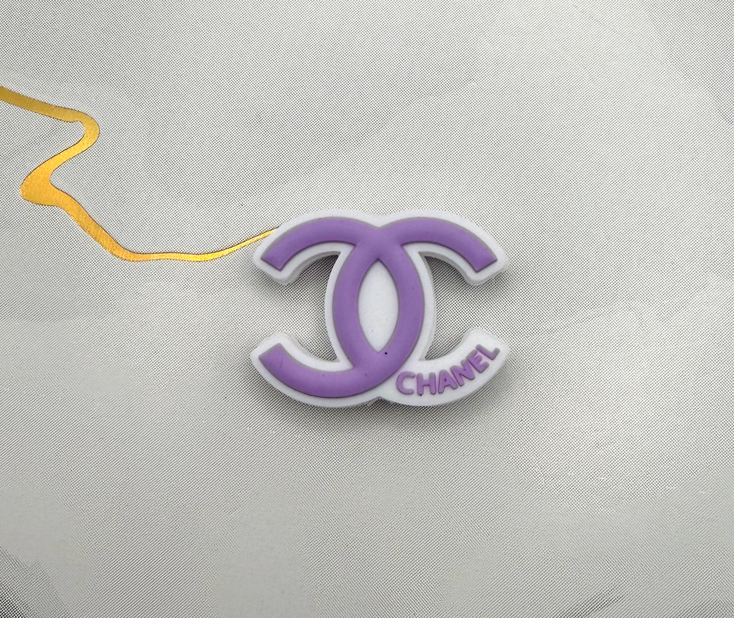 CC Logo Colorful Silicone DIY Pen Focal Beads