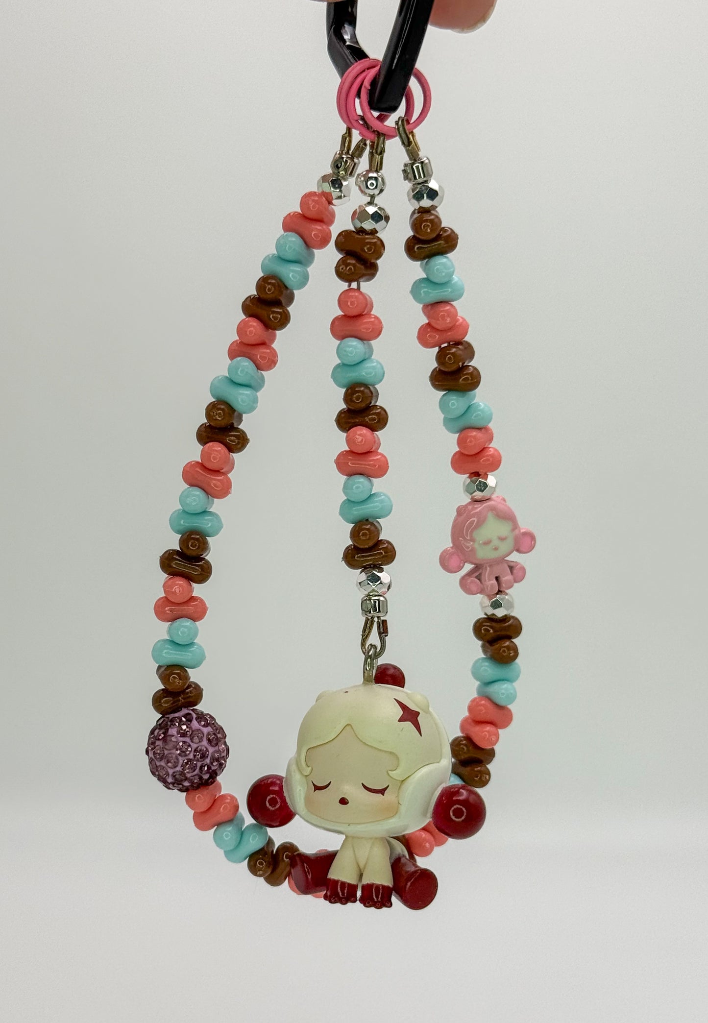 Popmart’s Skull Panda Bean Key Charm Phone Charm
