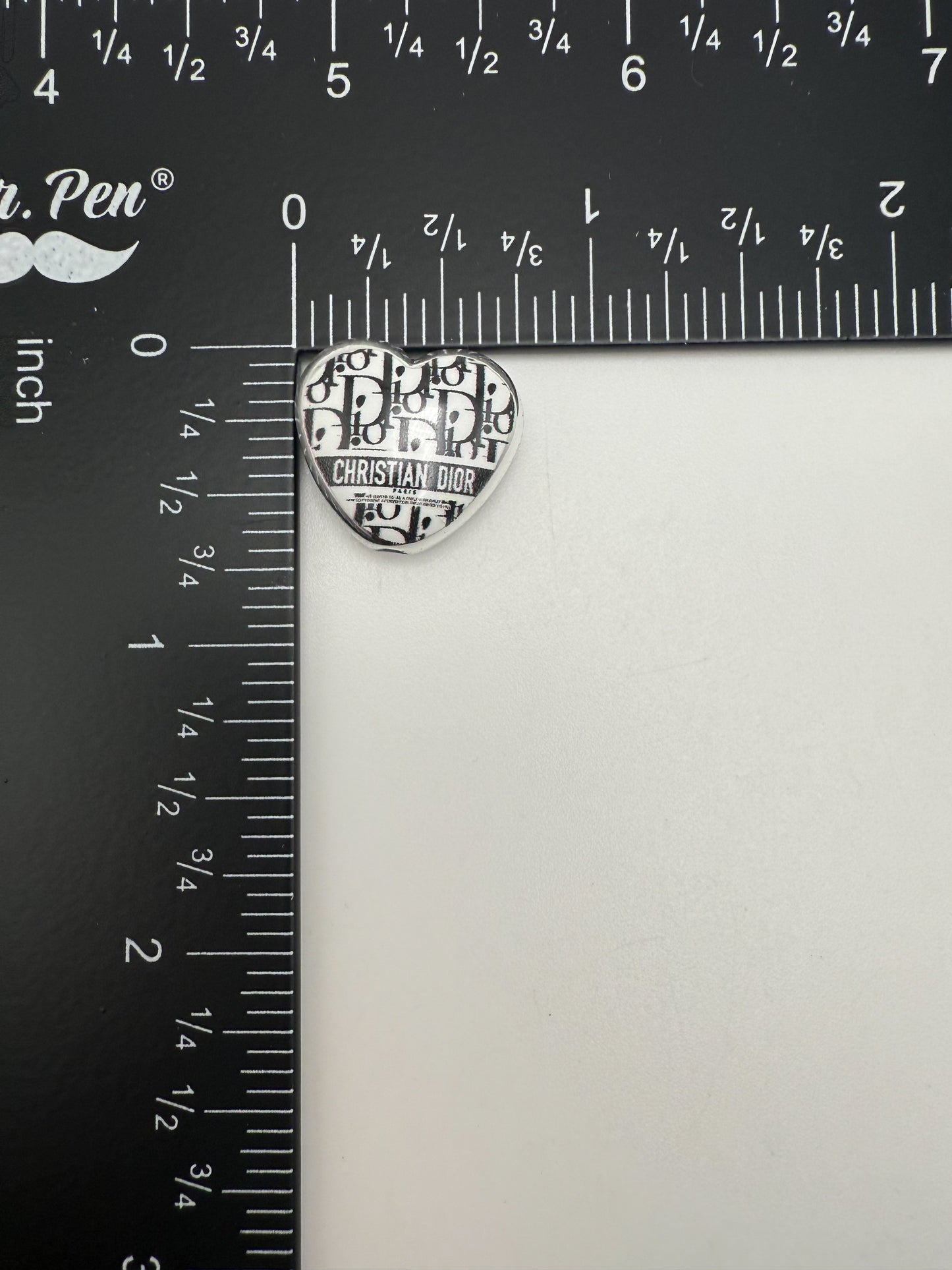 Designer Heart Shaped Acrylic DIY Beads