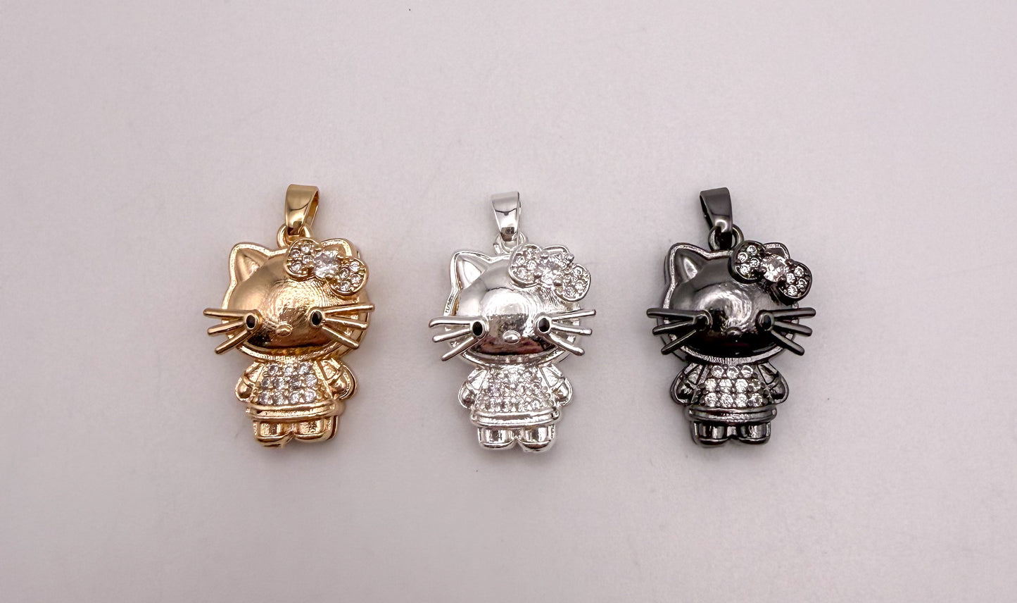 HK Kitty Pendant