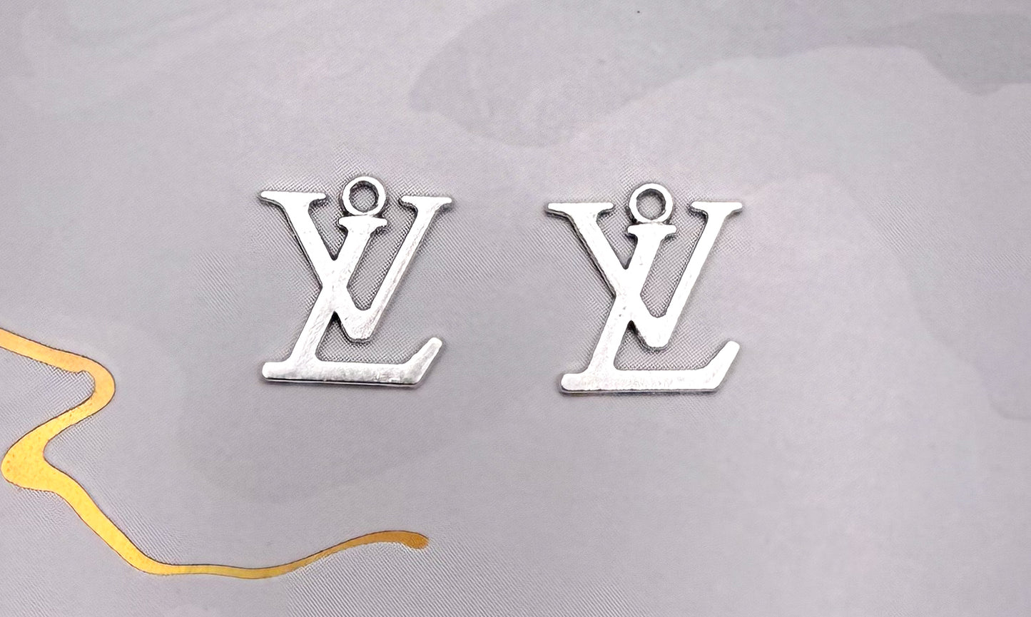 NEW Silver LV DIY Metal Charms PROMO