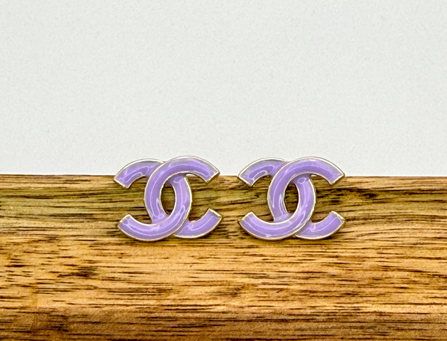 Small Size CC Designer Stud Earrings