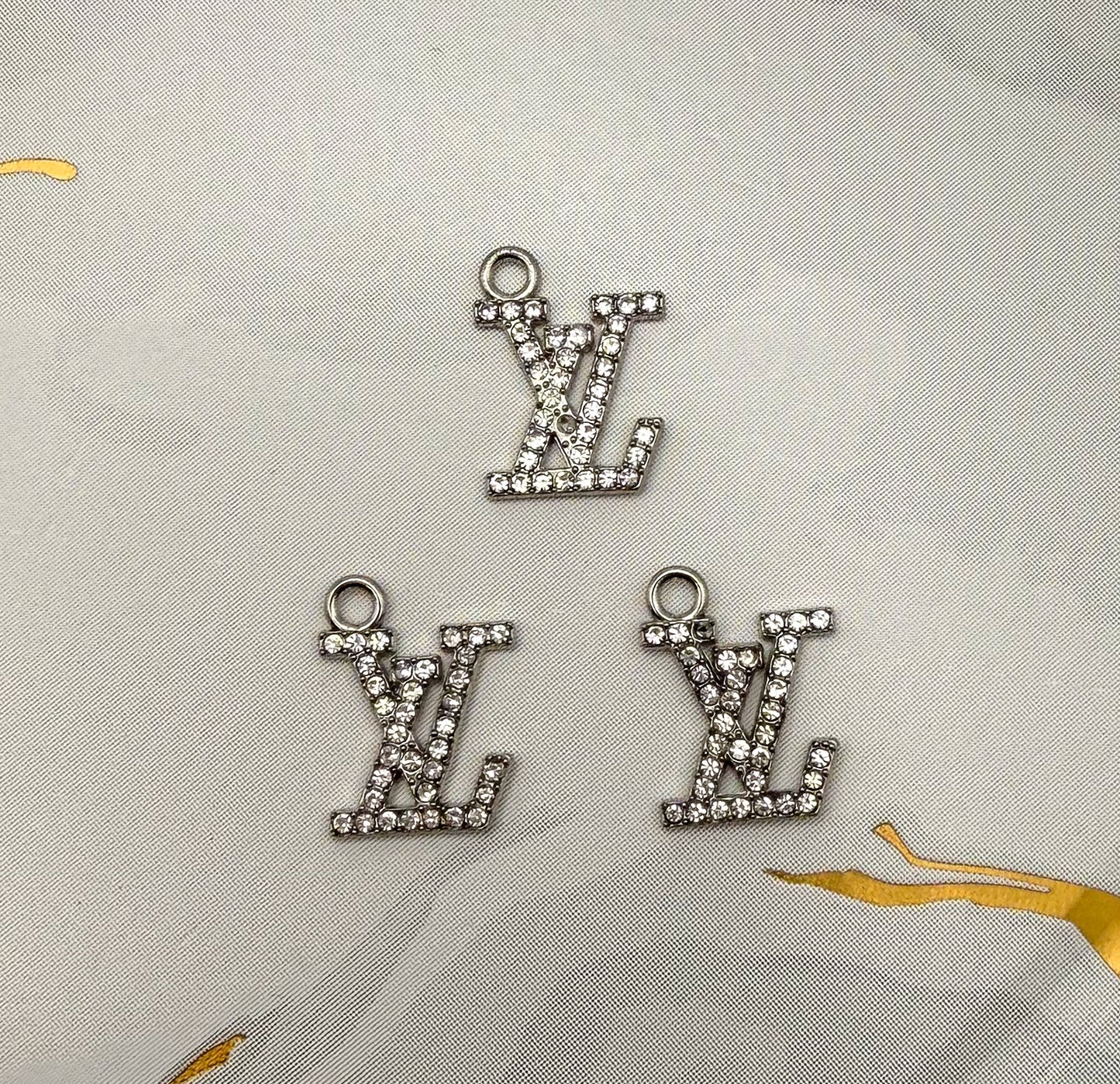 NEW Promo Special LV & CC Designer Silver Small Charms