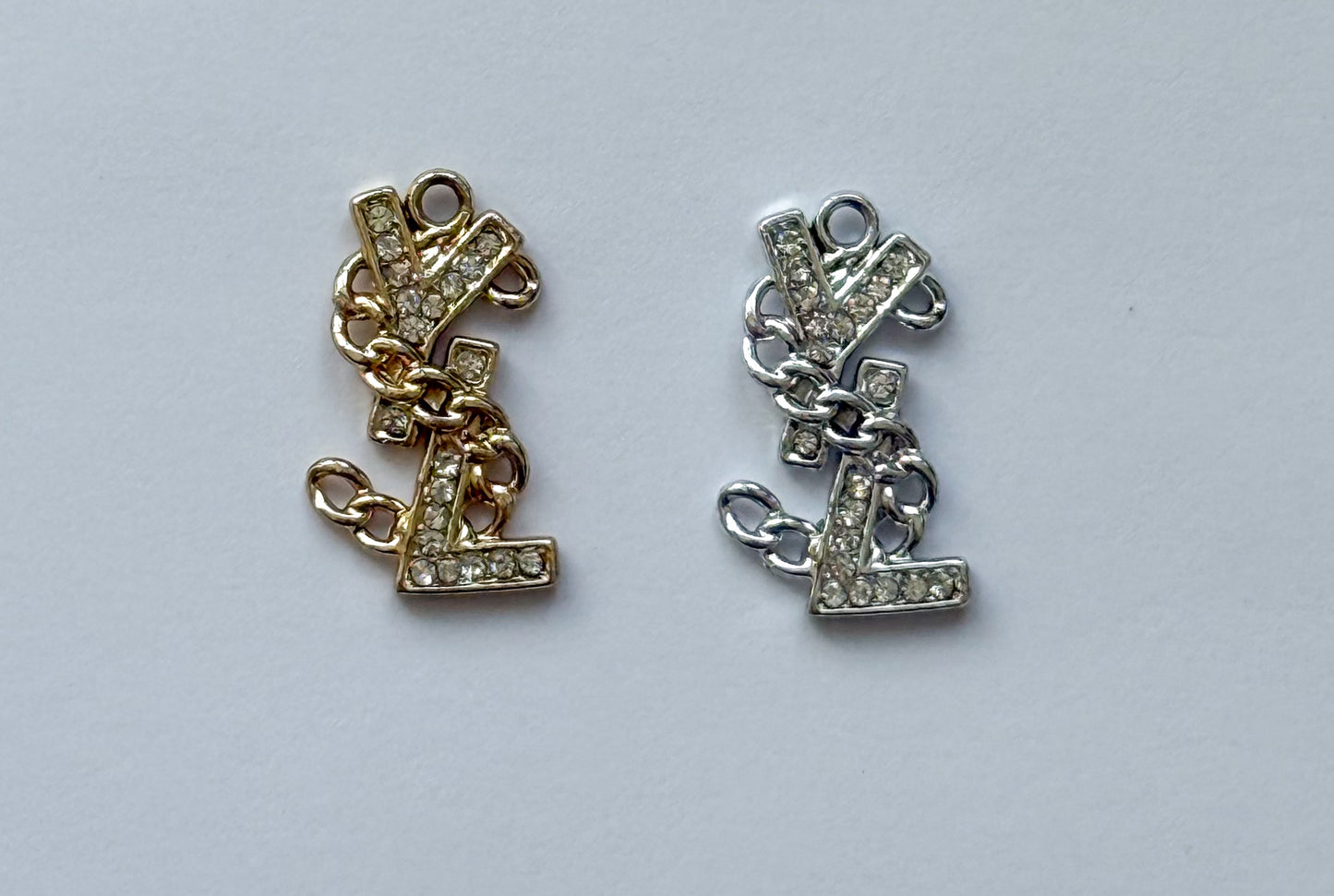 YSL Designer Gold or Silver DIY Charms