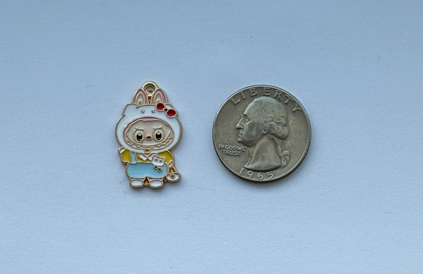 HKitty Cosplay Labubu DIY Gold Charms