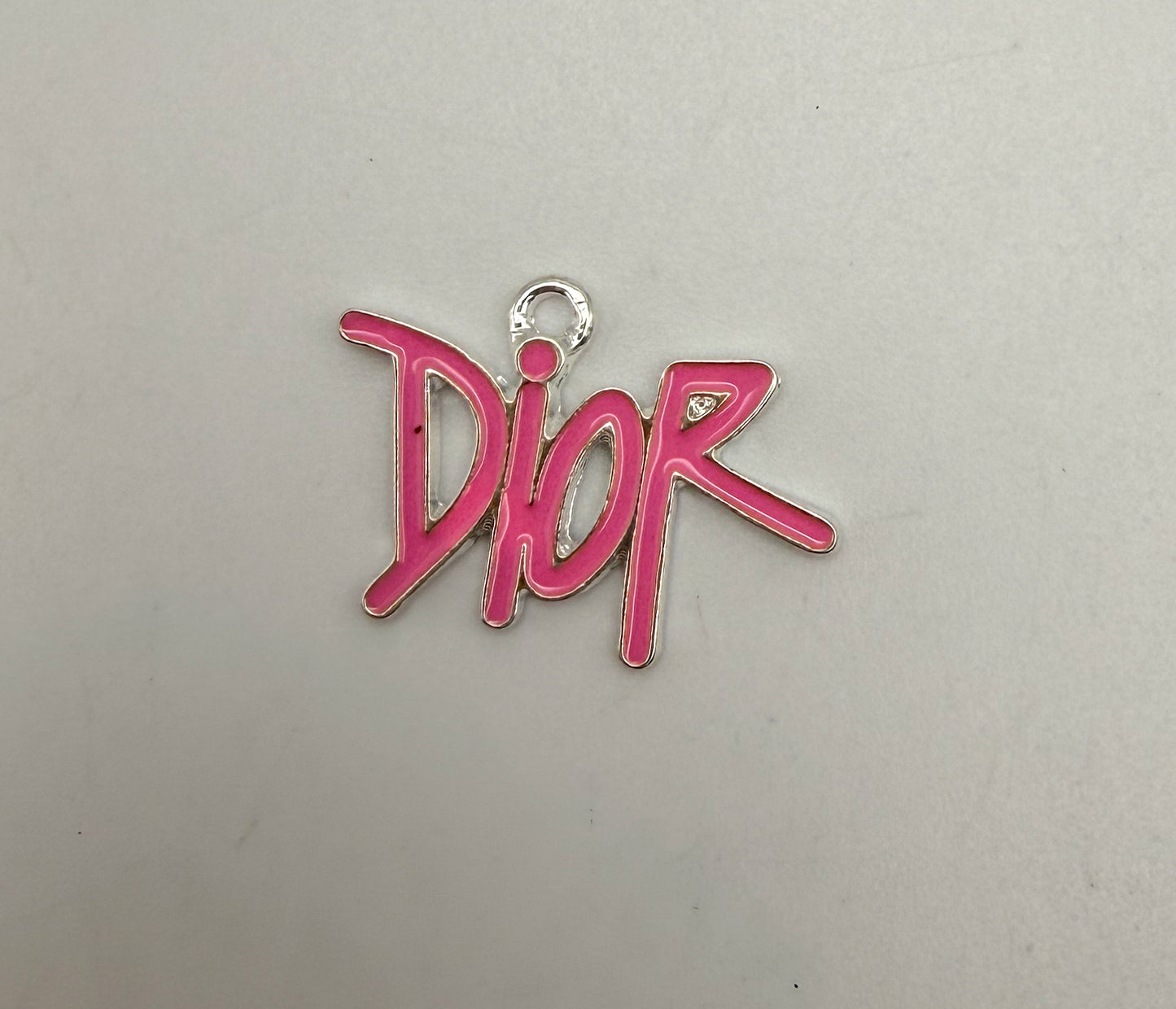 Colorful Enameled Dior Designer Metal Charms
