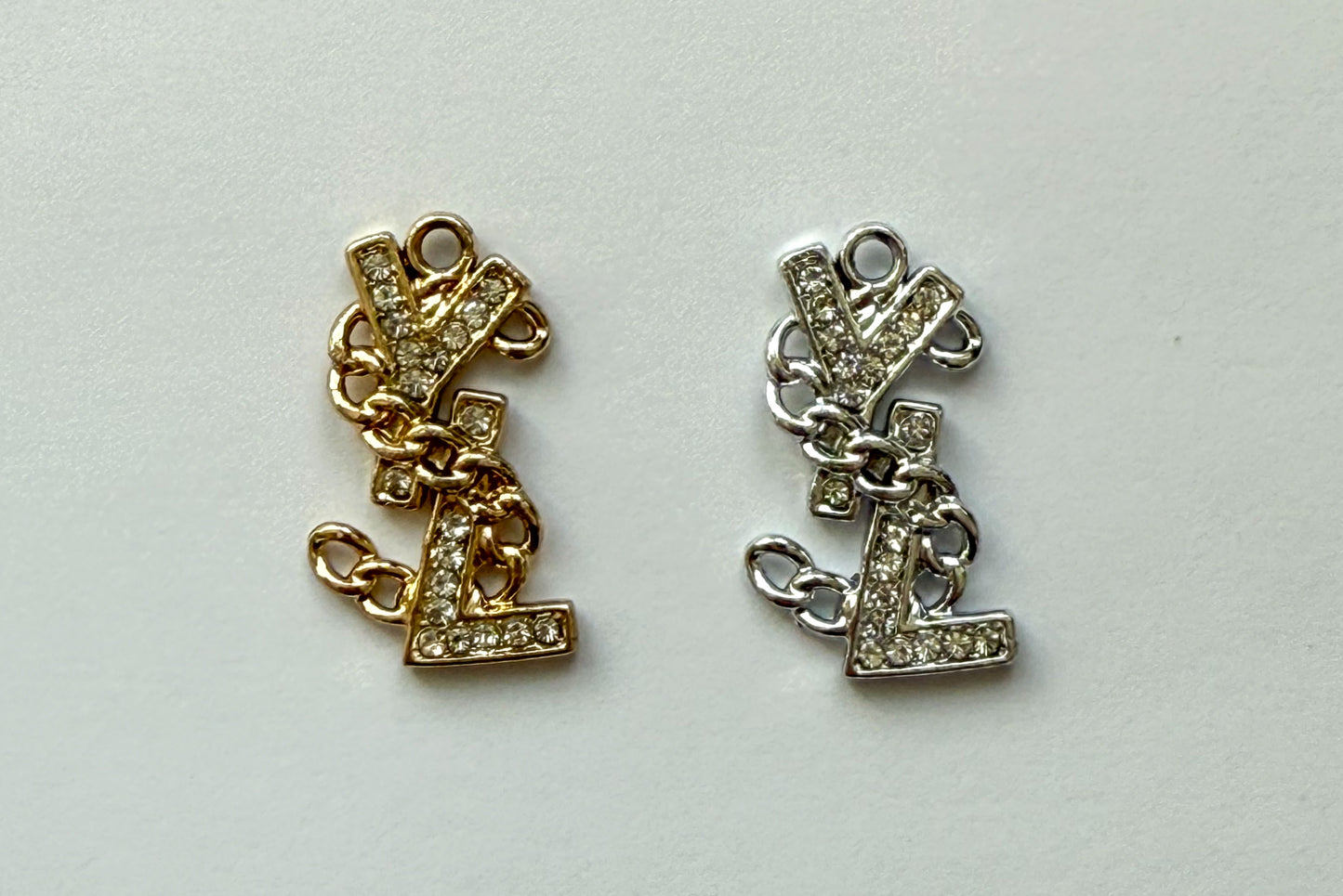 YSL Designer Gold or Silver DIY Charms