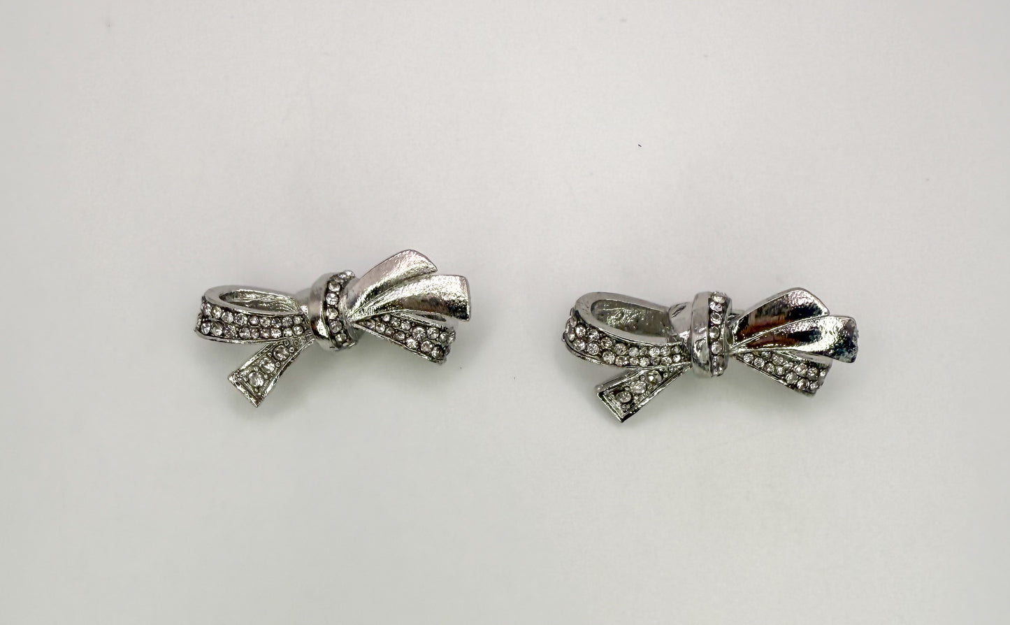 Silver Bow DIY Charms