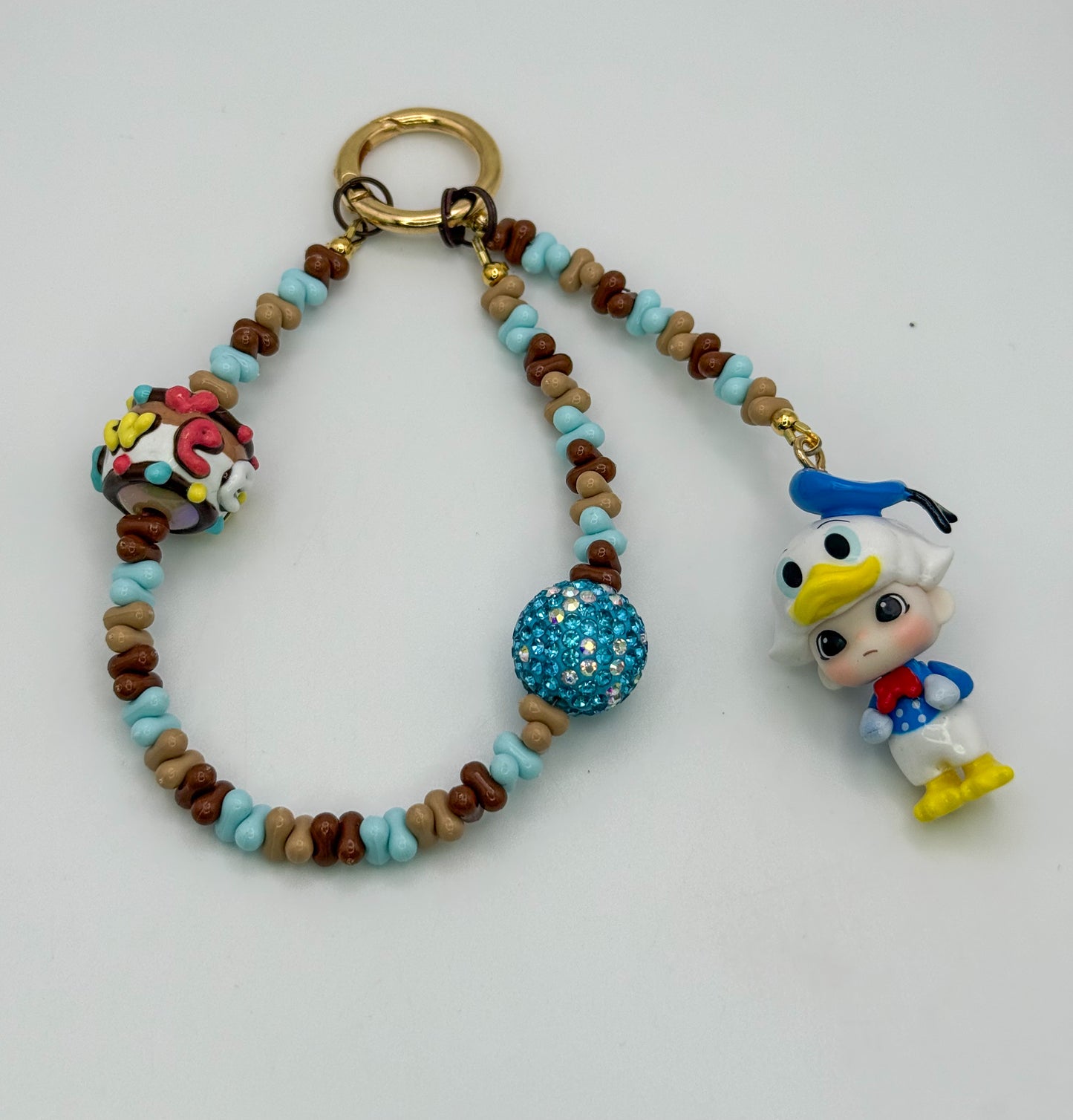 Popmart’s Dimoo Donald Duck dressed up Key Charm Key Chain