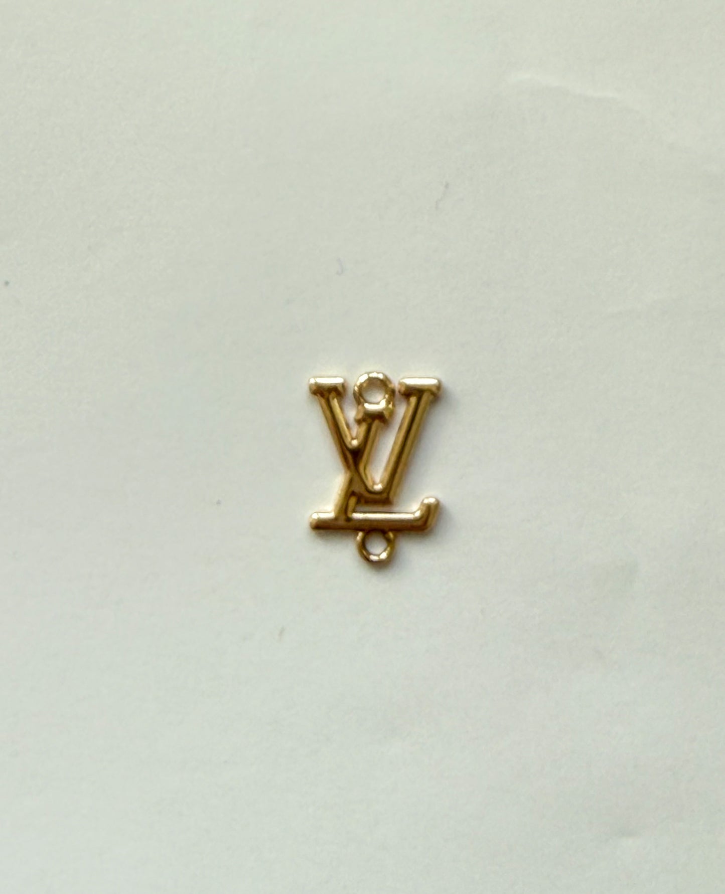 Gold & Silver LV Designer Connector DIY Charms