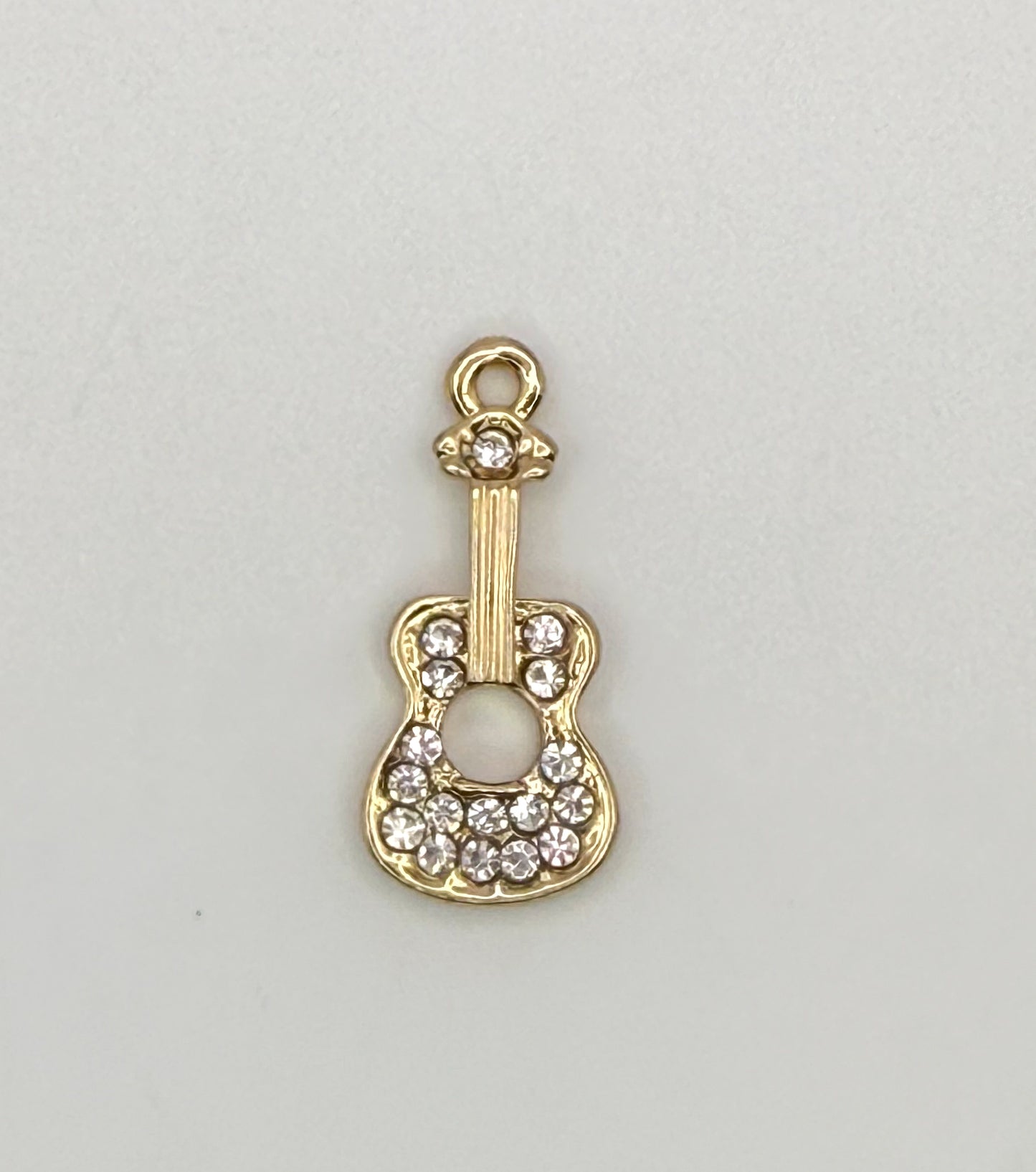 Gold Guitar Pendant