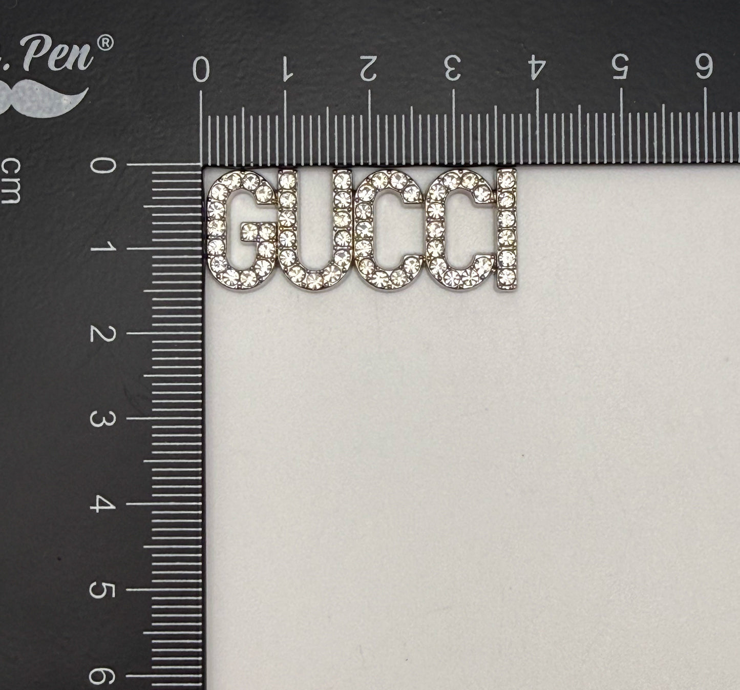 Silver Gucci or Dior Designer Metal DIY Charms