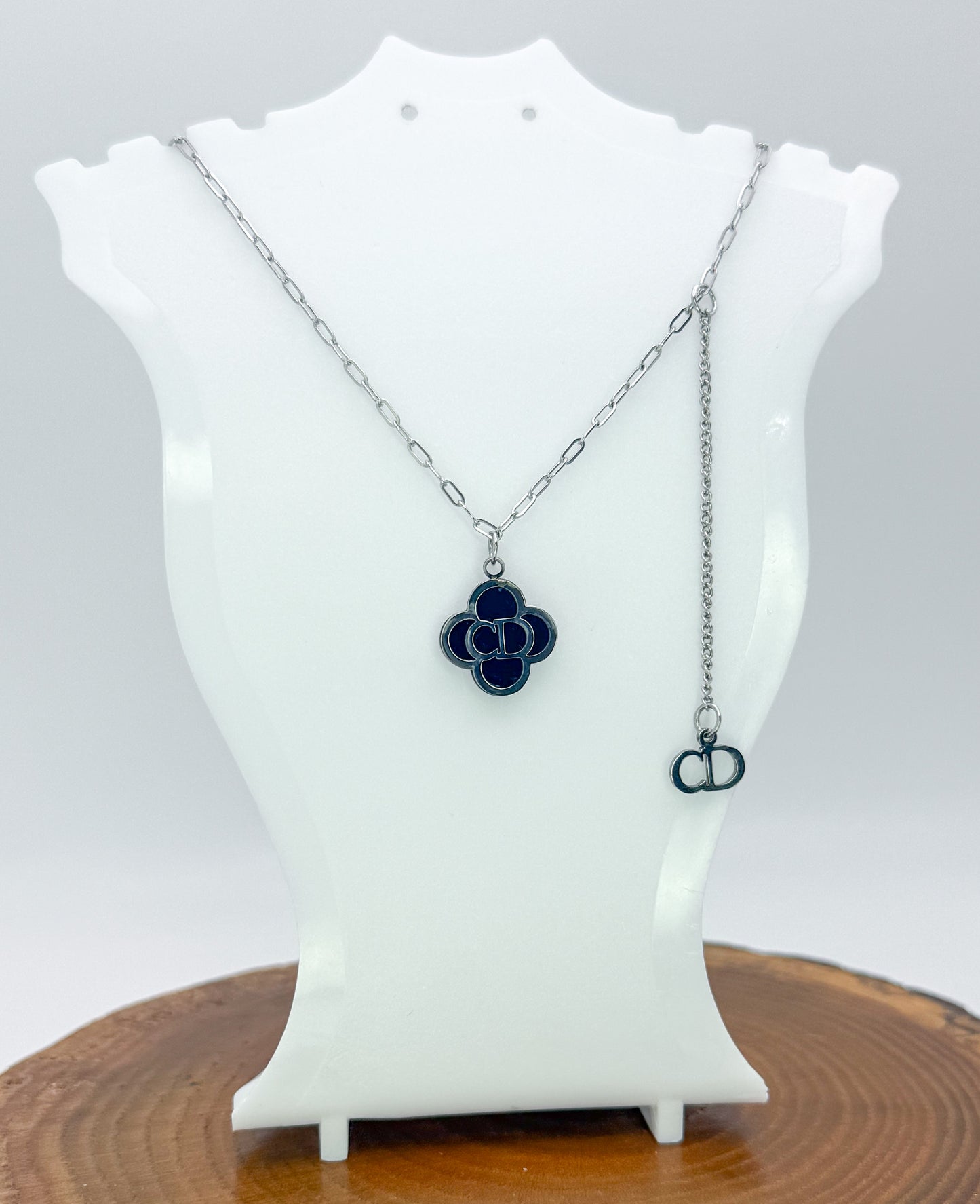 Silver CD Unique Necklace