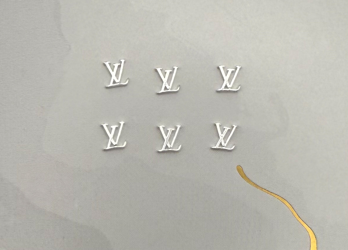 Gold Designer Mini Metal DIY Nail Charm