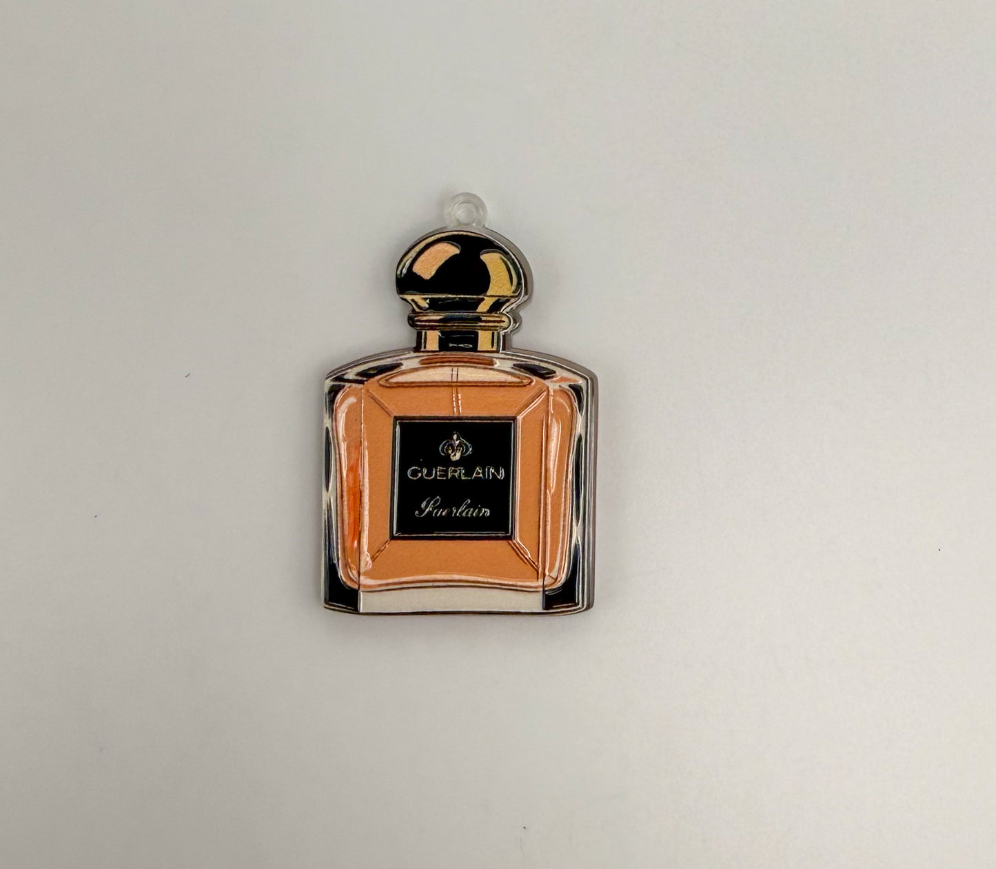 NEW Special Designer Perfume Bottle & Circle Acrylic DIY Charms Keychain