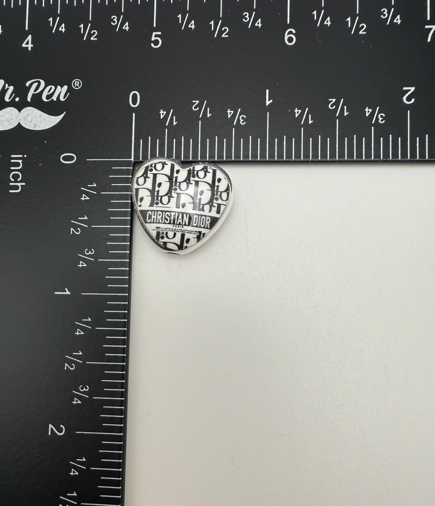 Designer Heart Shaped Acrylic DIY Beads
