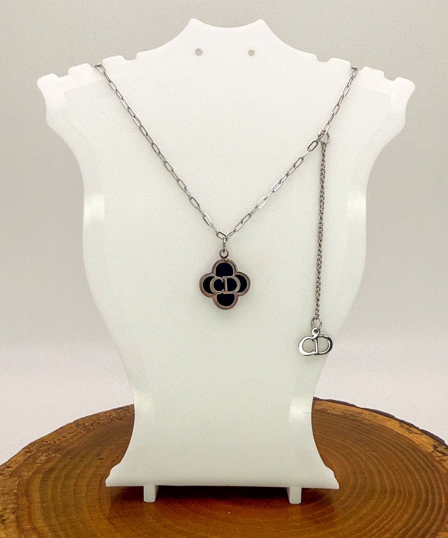 Silver CD Unique Necklace