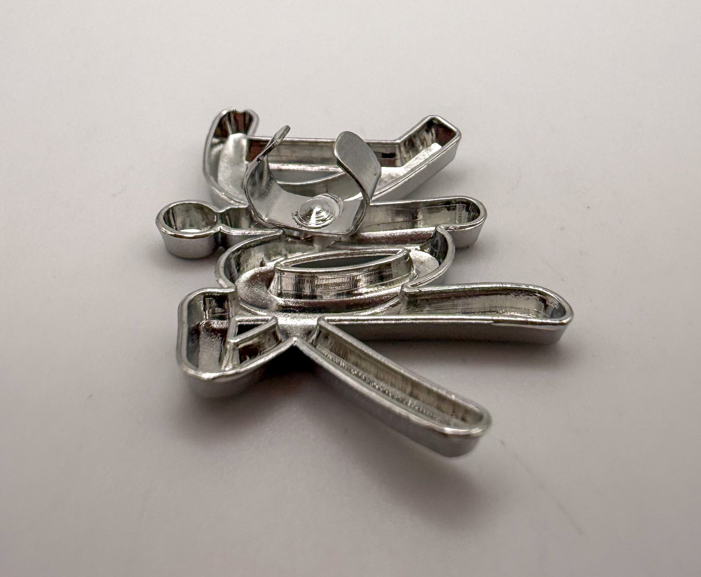 Silver Gucci or Dior Designer Metal DIY Charms