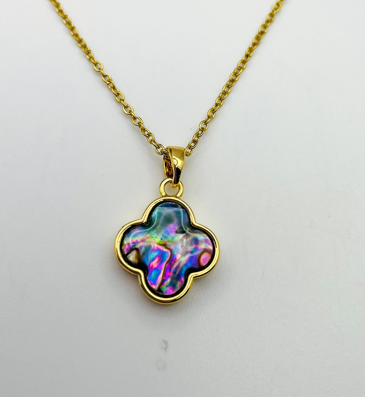 LV Clover Gold or Silver Stainless Steel Necklace