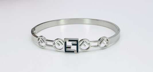 Fenty Designer Stainless Steel Bangle Bracelet