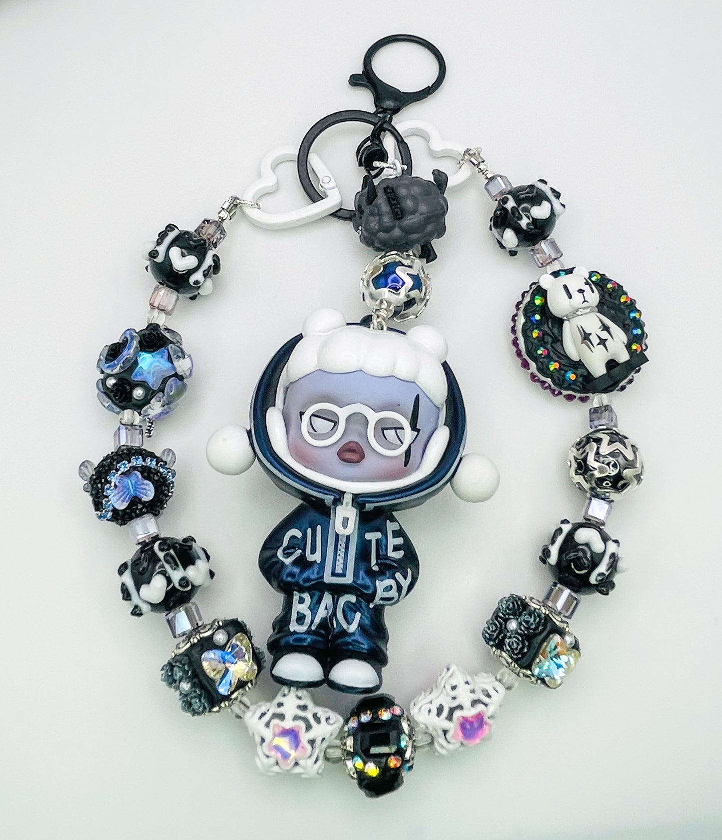 Pop Mart’s Skull Panda City of Night Secret Keychain Bag Charm