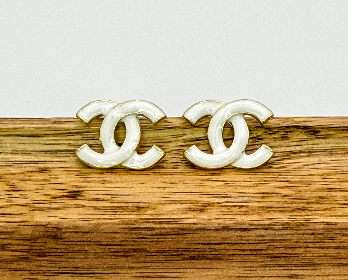 Small Size CC Designer Stud Earrings