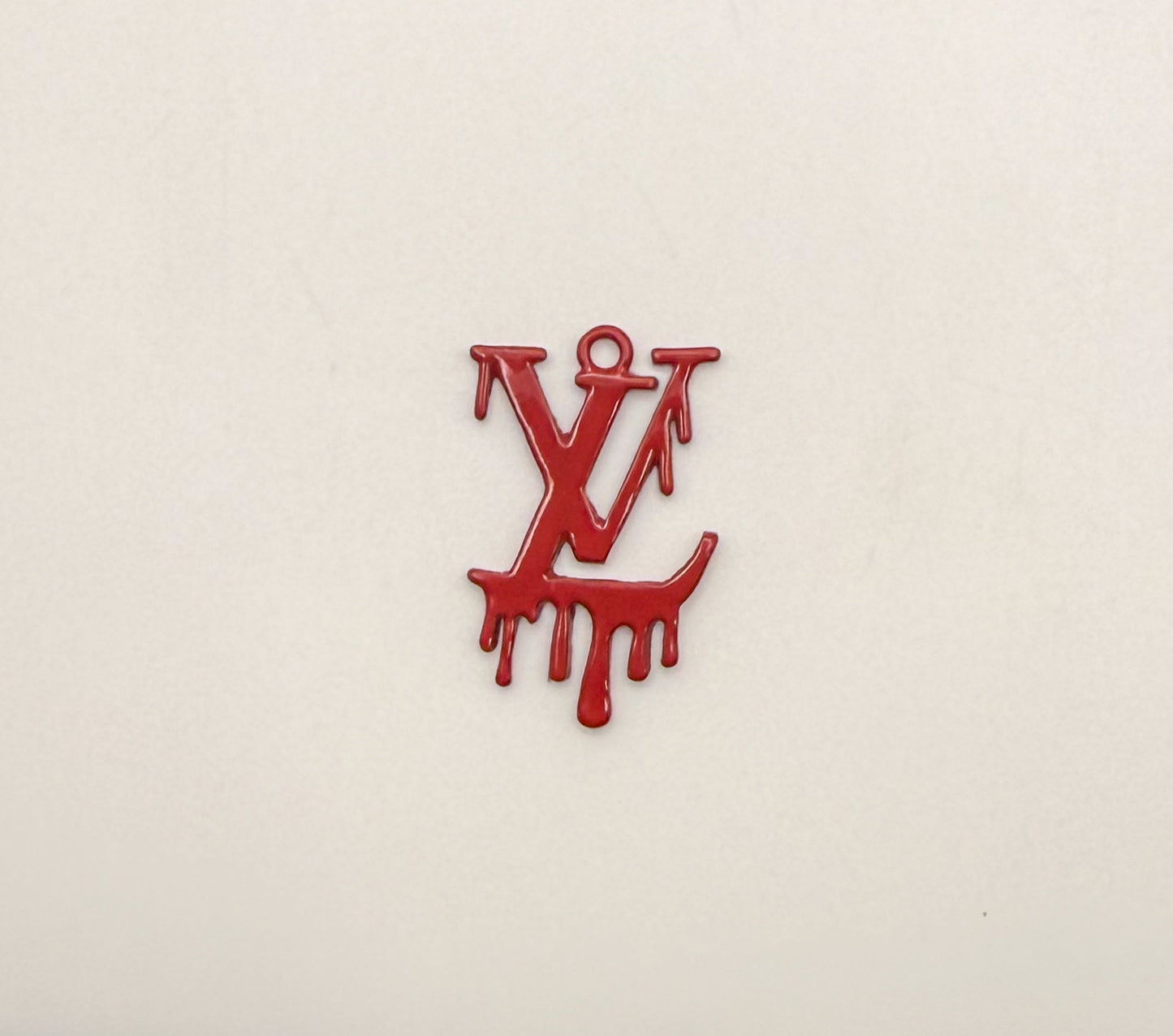 Dripping LV Designer Colorful Enamel Metal DIY Charms