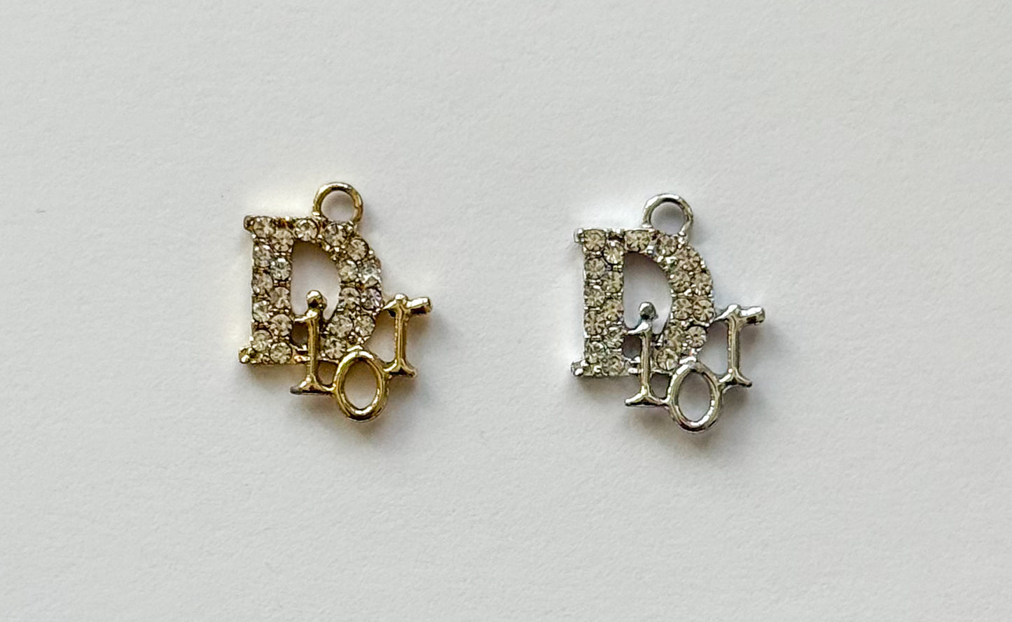 Mini Dior Gold or Silver DIY Charms