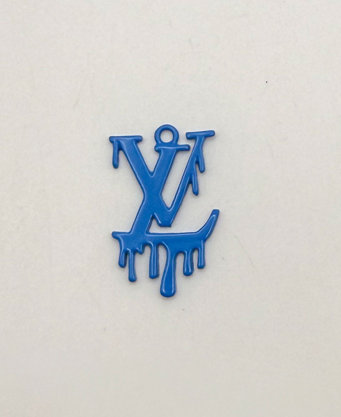 Dripping LV Designer Colorful Enamel Metal DIY Charms